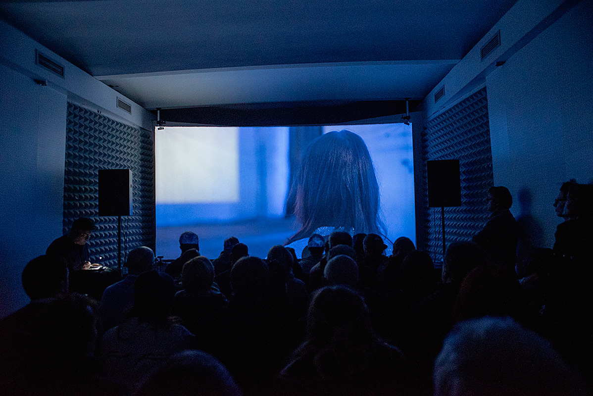 Stephan Machac UNTITLED MOVIE FOR THE 23s 2015 Installation view - ehem. Kraftwerkstudio - 2015