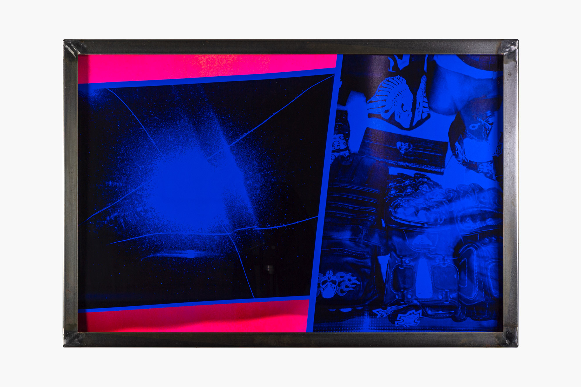 Stephan Machac GERMAN ANGST 2016 GERMAN ANGST #1 - Inkjet print - untreated steel frame - 76 x 49 cm -