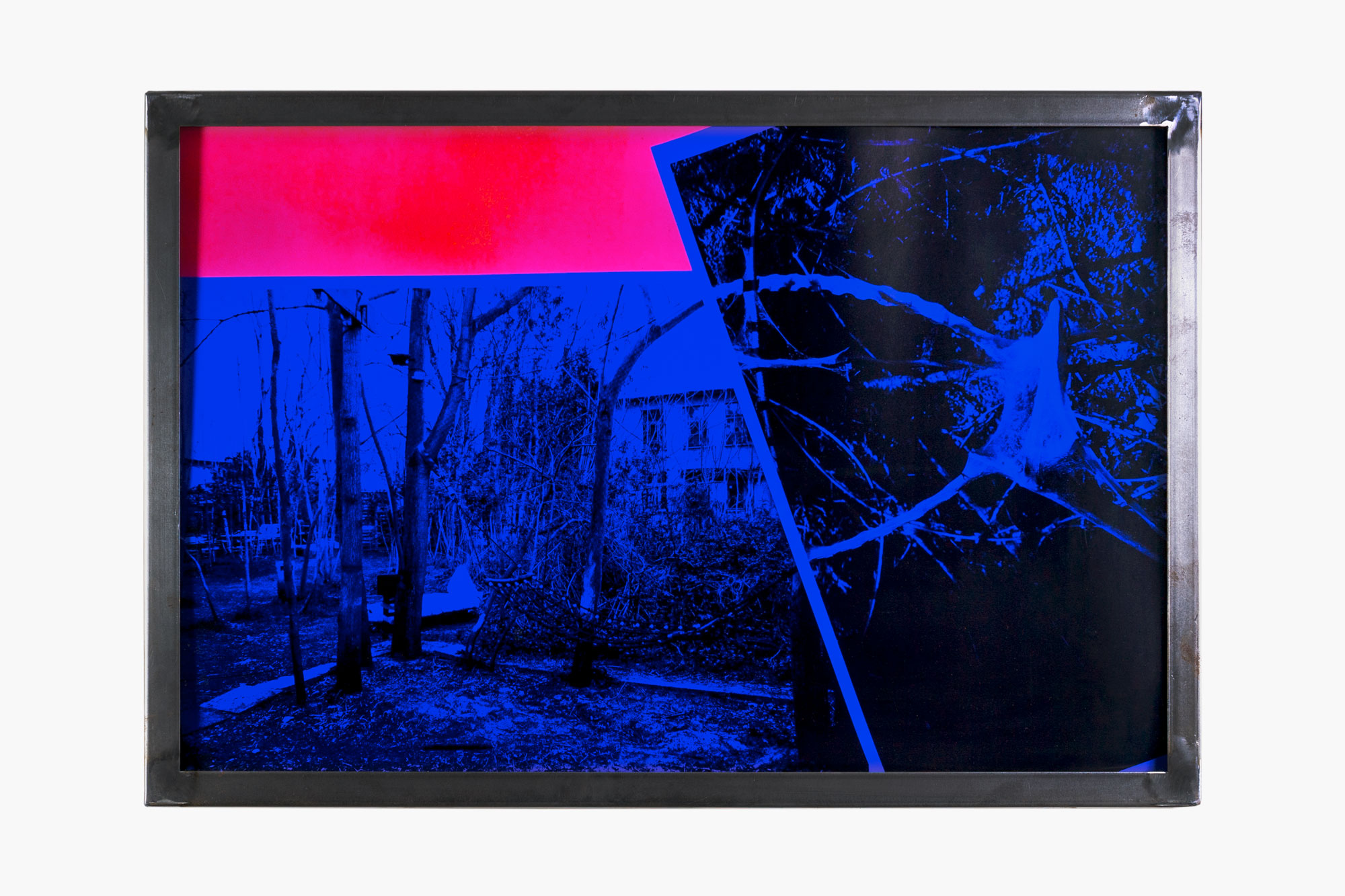 Stephan Machac GERMAN ANGST 2016 GERMAN ANGST #3 - Inkjet print - untreated steel frame - 76 x 49 cm -