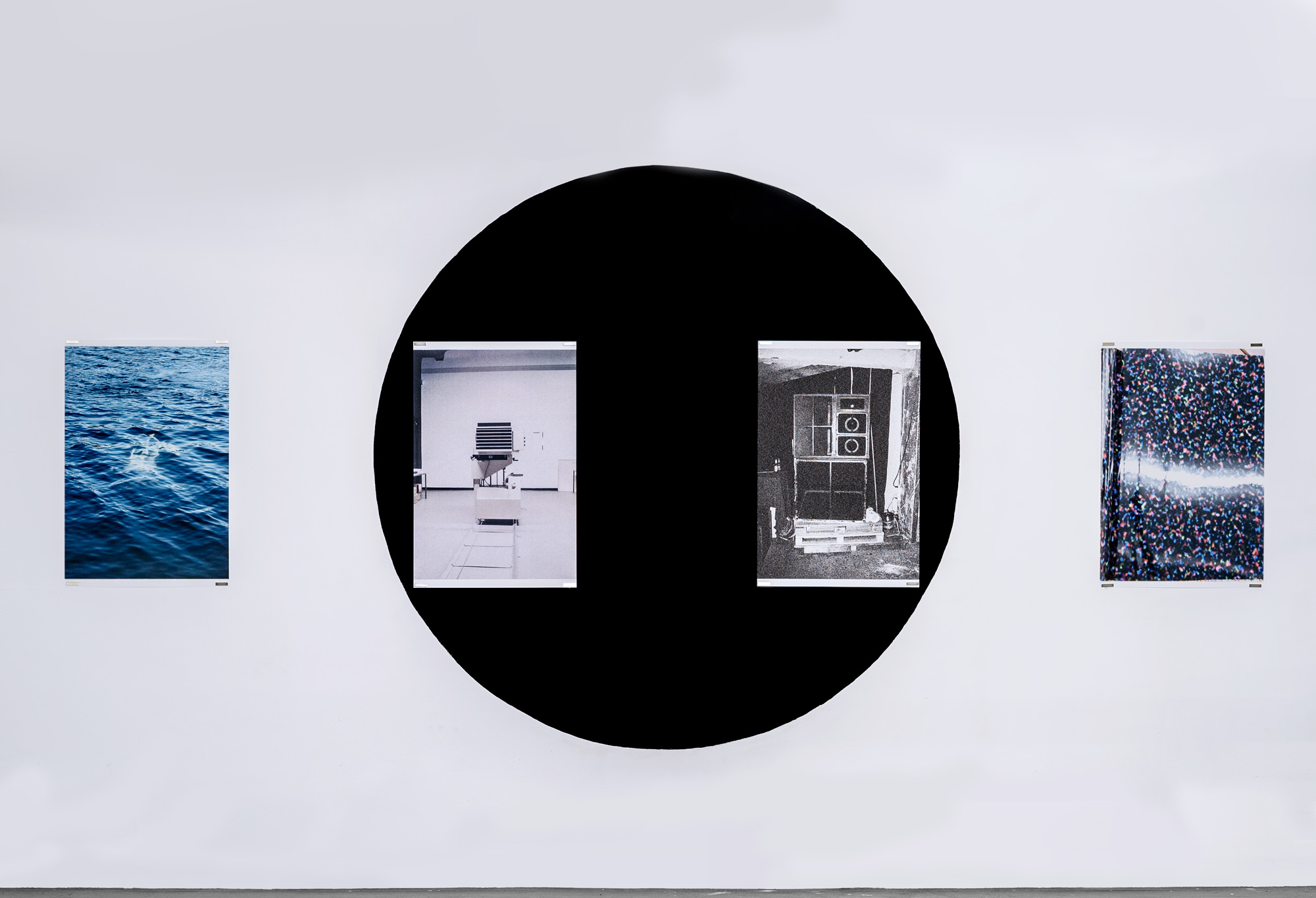 Stephan Machac BLACK SUN 2016 Inkjet Print Sets #01-16 - 80 x 53 cm x 4 - Installation view Kunsthalle Düsseldorf - 2016